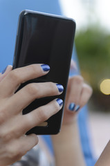 Woman Using Cell Phone 