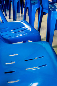 Blue Plastic Chair