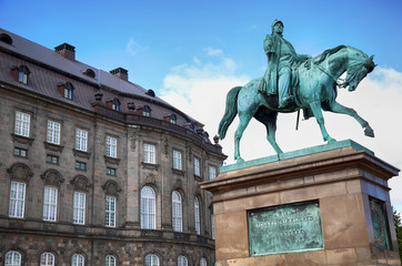 Obraz premium Christiansborg Palace in Copenhagen, Denmark