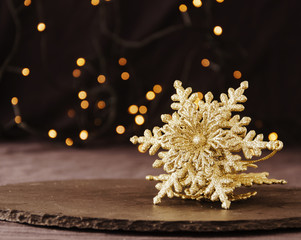 Christmas decoration with fir branches