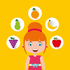 kids menu restaurant icon vector illustration design