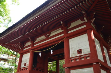 門　朱色　吉備津神社