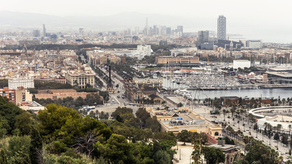Barcelona port.
