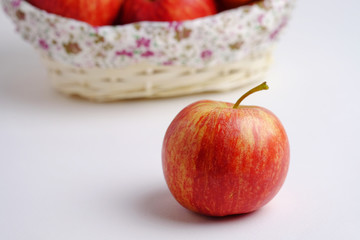 Red apple.