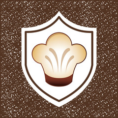 hat chef bakery shop vector illustration design