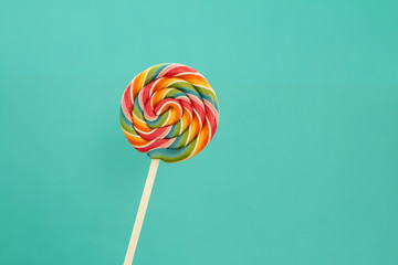 Nice lollipop with many colors