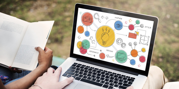 Light Bulb Ideas Creative Diagram Concept