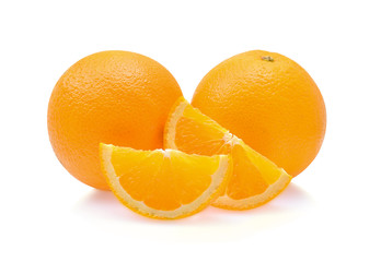 orange isolated on white background