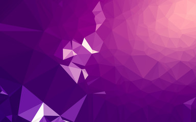 Obraz premium Abstract low poly background, geometry triangle