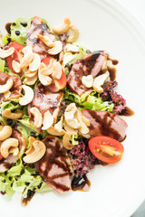 Smoked duck salad