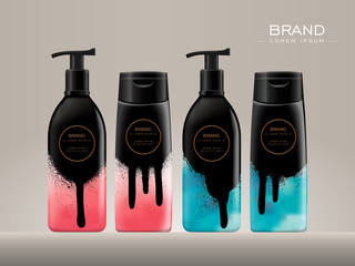 Cosmetic package template design