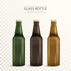 Glass bottle package design
