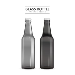 Glass bottle package design