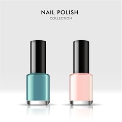 Obraz premium Nail polish package set