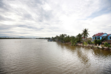Fototapeta na wymiar Thu Bon River Vietnam