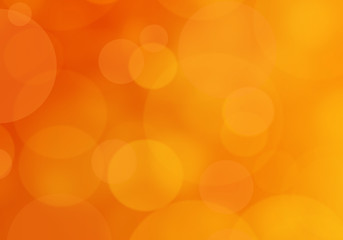 Abstract sunny bokeh on orange background © nik962