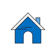 home blue icon
