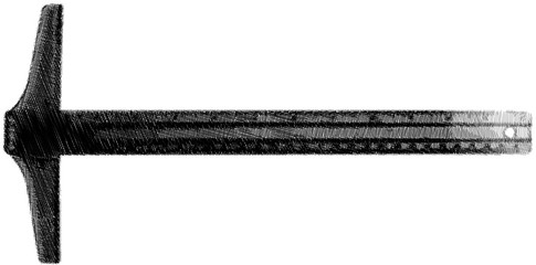 Sketch of t scale ruler back to school