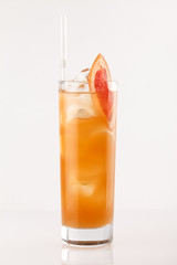 cocktail on the white background