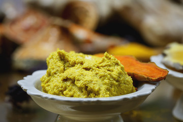 Ingredients for the spa, scrub the skin healthy. From herbs like