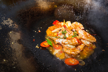 Thai fried chilli shrimp