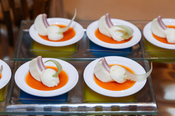 Tasty Cocktail food or appetizer food