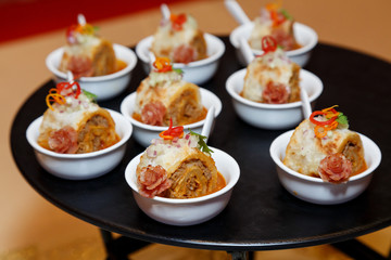 Tasty Cocktail food or appetizer food