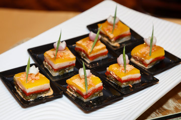 Tasty Cocktail food or appetizer food