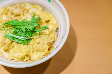 Japanese traditional dish Beef teriyaki with rice
