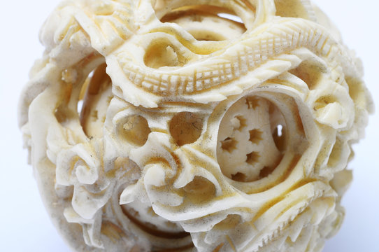 Detail Of Ivory Sculpture