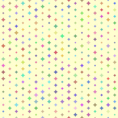 Seamless Pattern - Random Star - Pastel