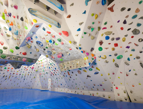 Climbing wall indoor,