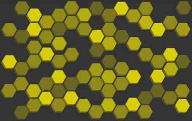 abstract bee hive background , hexagon background