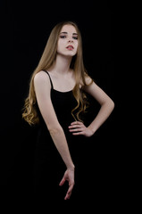 the girl with the hair