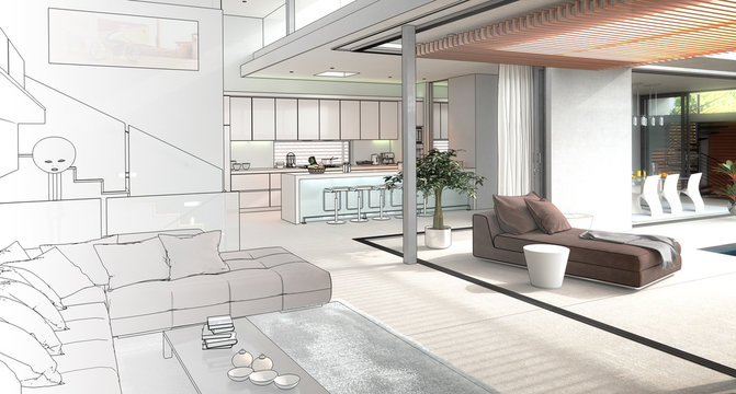 Modern House Interior (concept)