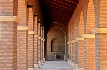 Gorgeous Architecture of this Public Missions  Walkways, Corridors and Archways. Beautiful yet Ominous.