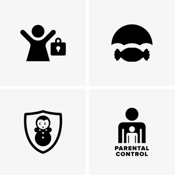 Parental control symbols