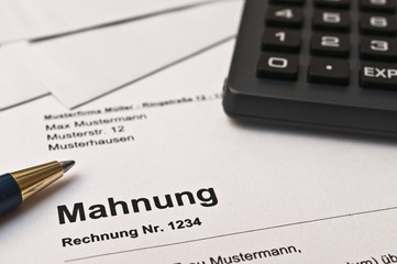 Mahnung