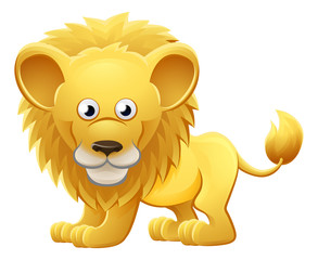 Lion Animal Cartoon Character