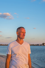 Portrait of smiling man