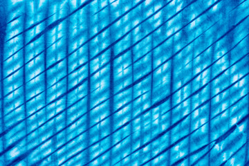 Obraz premium blue tie dye pattern abstract background.