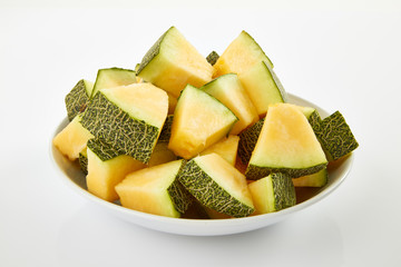 Fresh melon slices