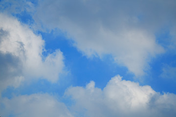 Blue sky with clouds