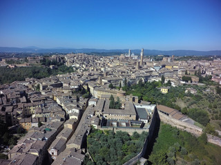 vista aerea siena da est