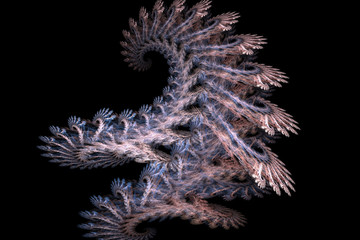 Abstract fractal wings