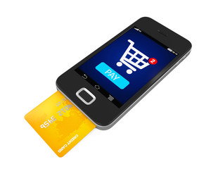 Smartphone with Credit Card