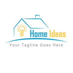 Home ideas concept logo design