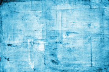 Fototapeta na wymiar Rough blue grunge texture as background