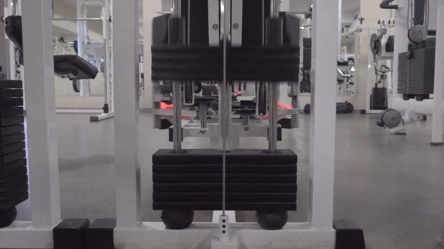 The training apparatus at the gym