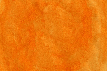 Abstract orange watercolor background